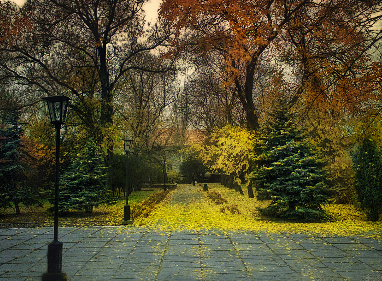 ***Осень в парке. 