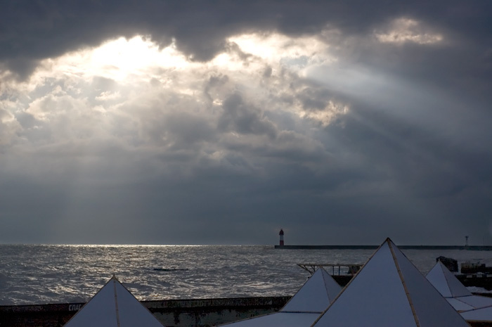 Перед бурей буря море шторм гроза