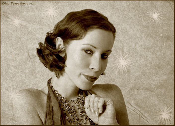 Ingret in woman eyes (retro style) Ингрет ретро