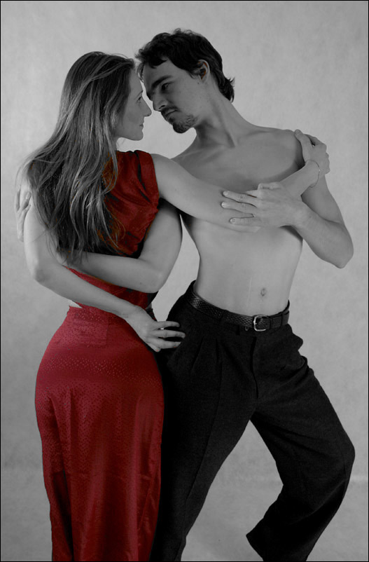 Dancers танго Libertango dancers passion