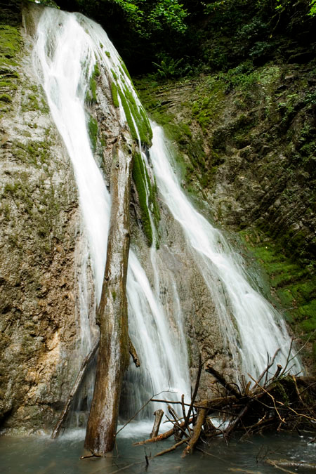 Водопад \"Бревно\" водопад кавказ