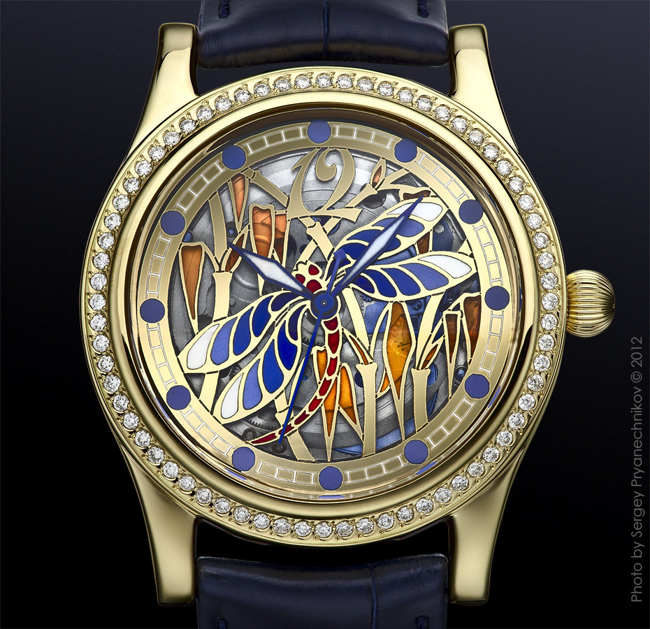 Jewllery & Watches Photography. Рекламная фотосъемка часов. Постер, плакат, рекламный модуль Ника nikawatches Pryanechnikov Прянечников Золотые часы эмаль
