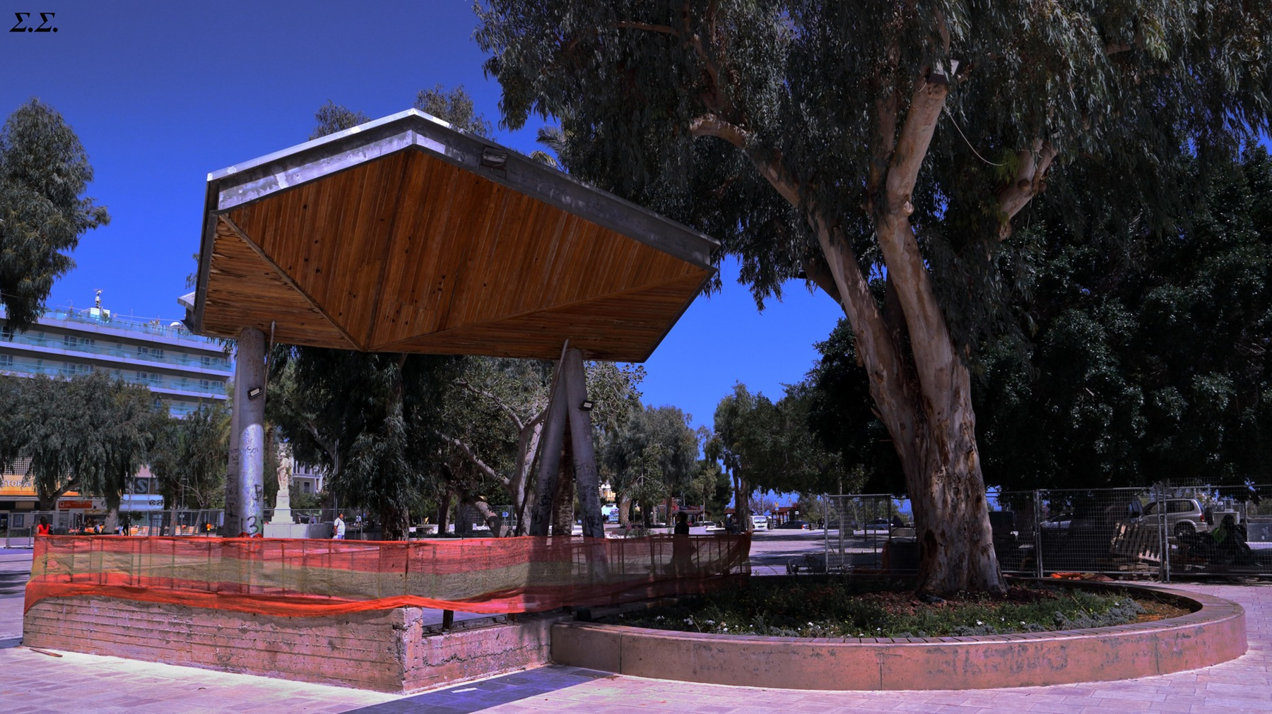 GREEK METAPOSTMODERN ARCHITECTURE MONUMENT 