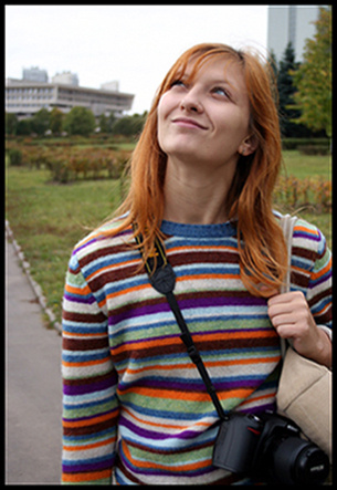vladislava рыжая девушка парк