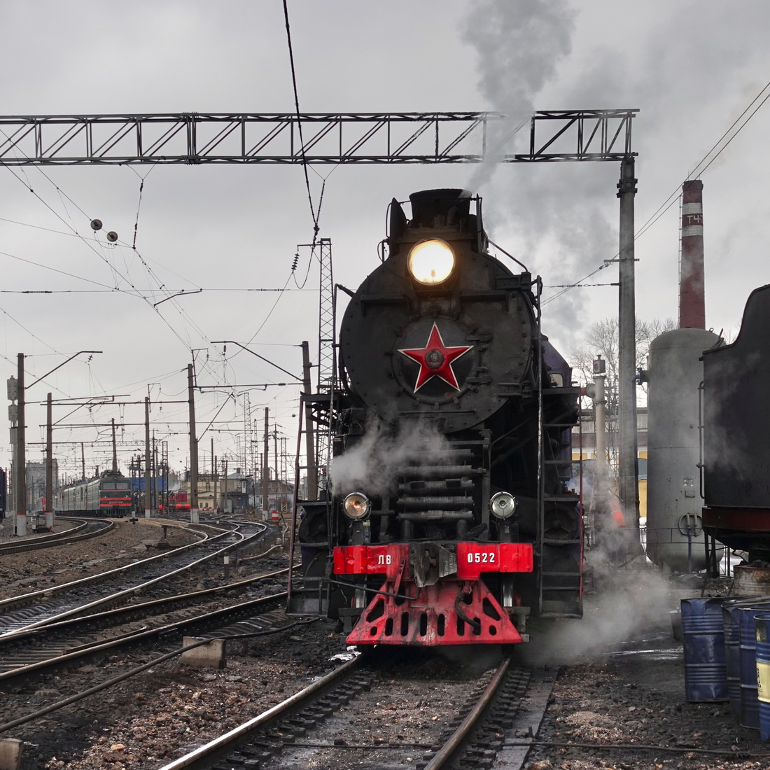 Живой! Паровоз ЛВ-0522