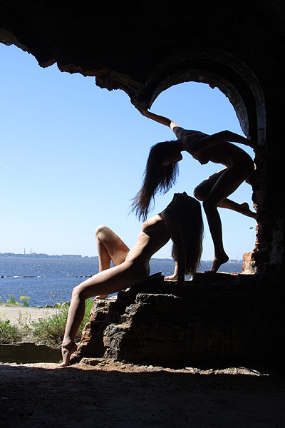 на руинах / on ruins Девушки природа эротика