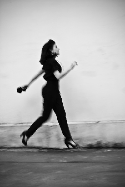 run Lola run улица, бег, девушка