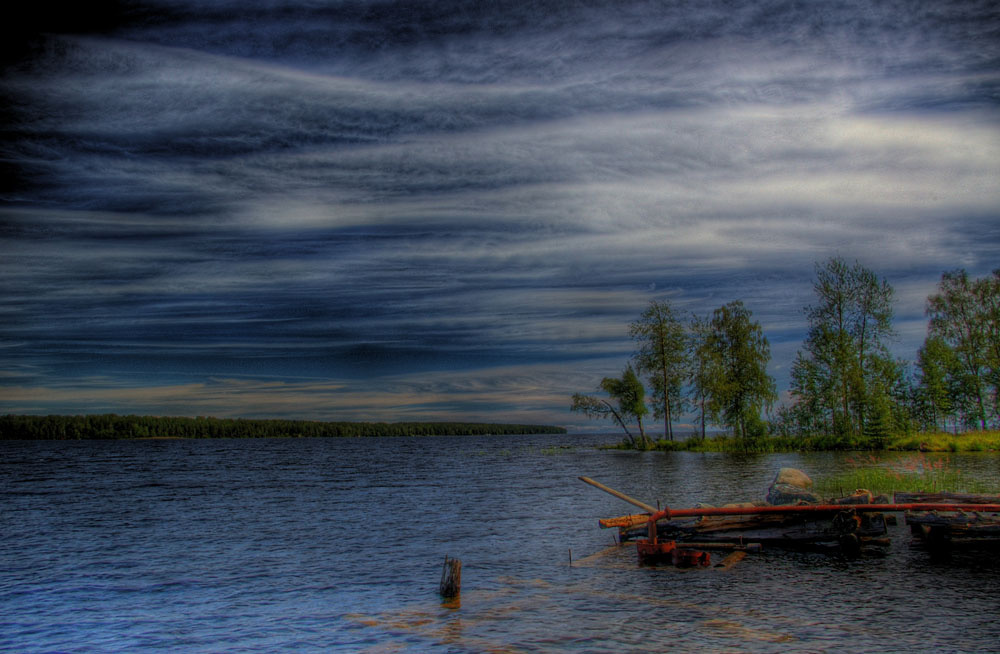 Онего Онега Пинтгуба Карелия HDR