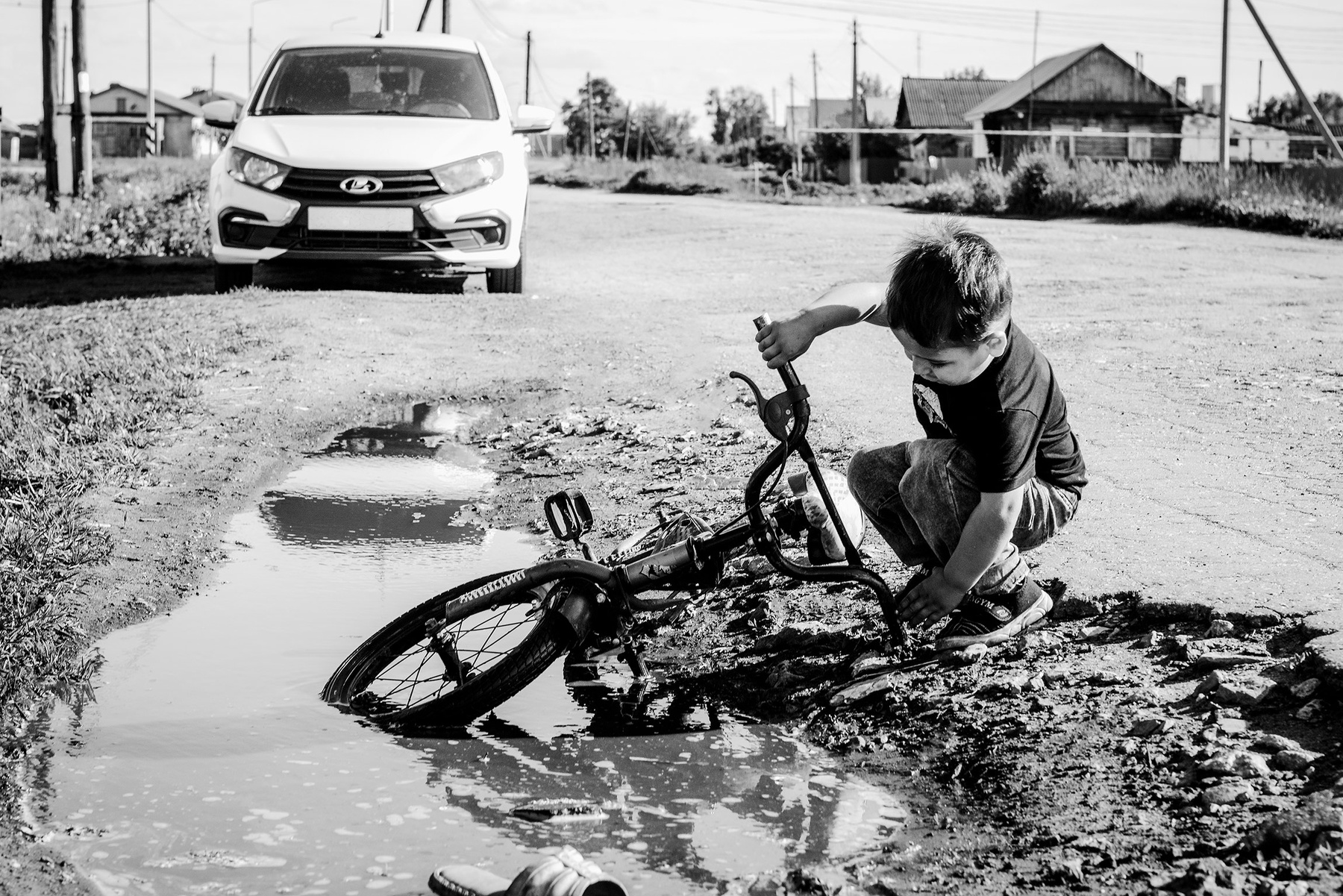 ДТП... весна село дорога дети