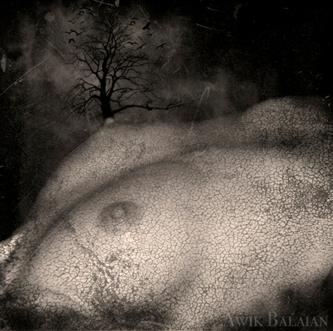 Landschape land nude surreal