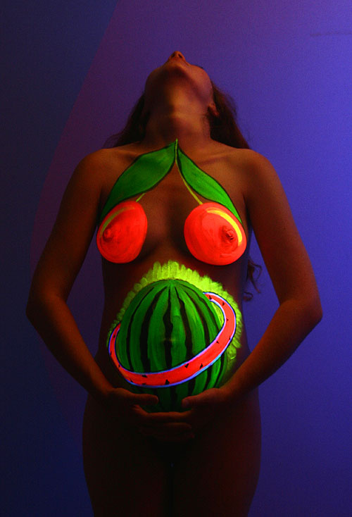 Созревание плода fluor body Art флюр боди арт