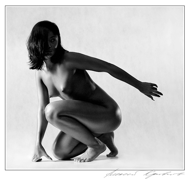 Bronze. Fright. fine art nude обнаженная девушка bronze body