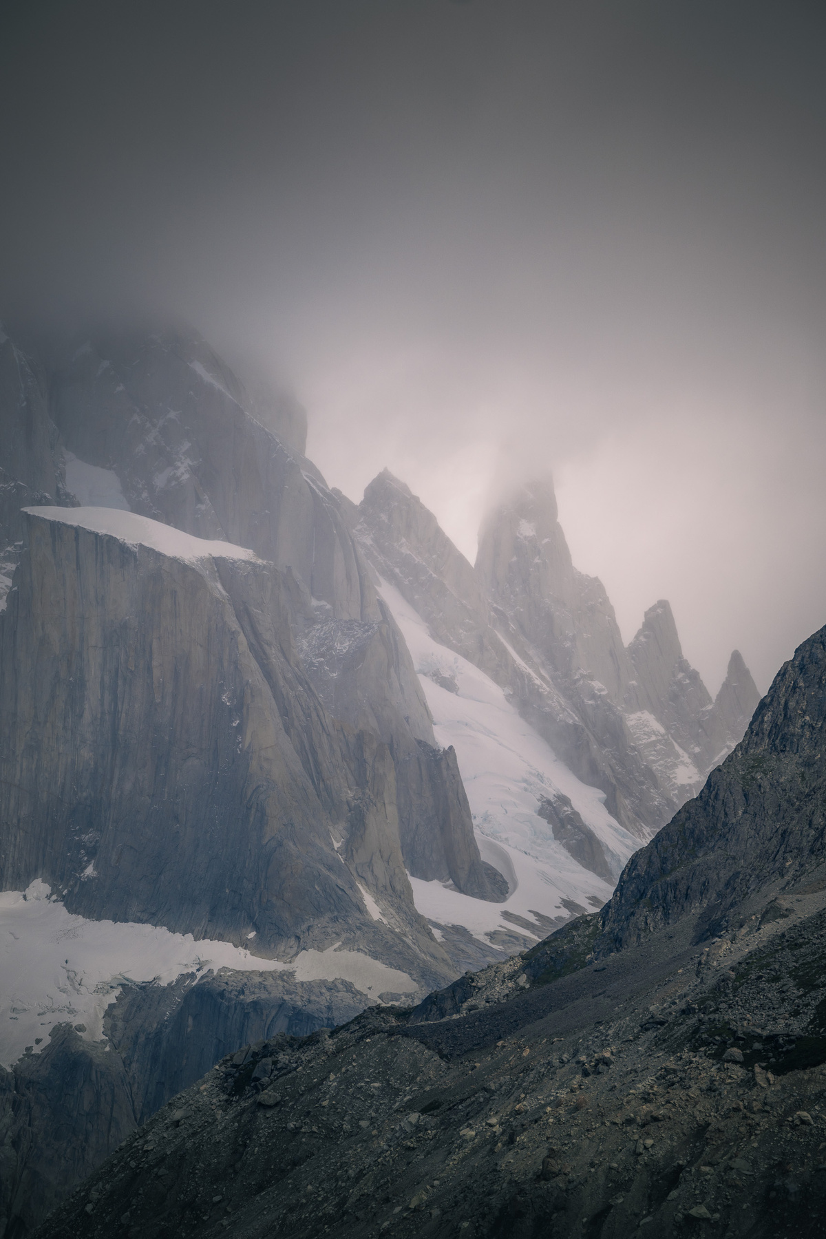 Призрак Торре патагония аргентина горы торре cerro torre