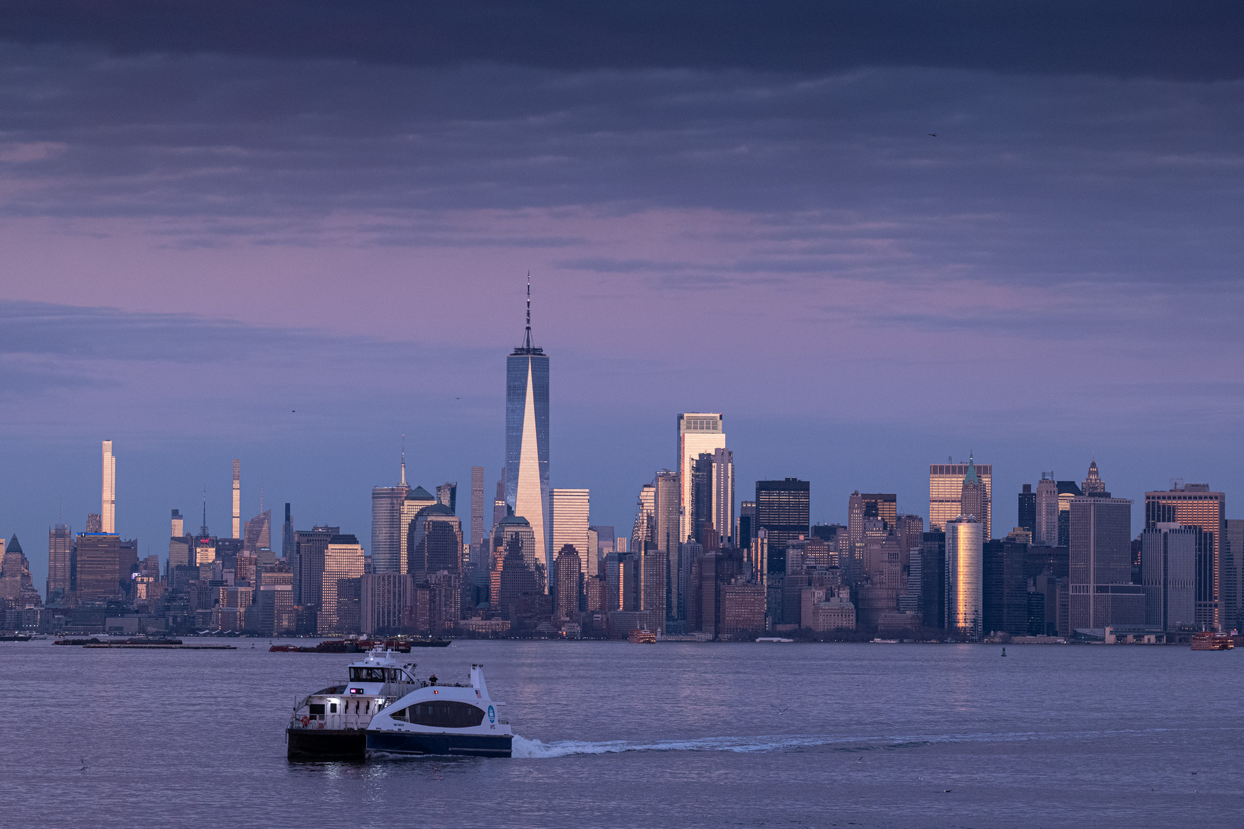 NYC на закате 