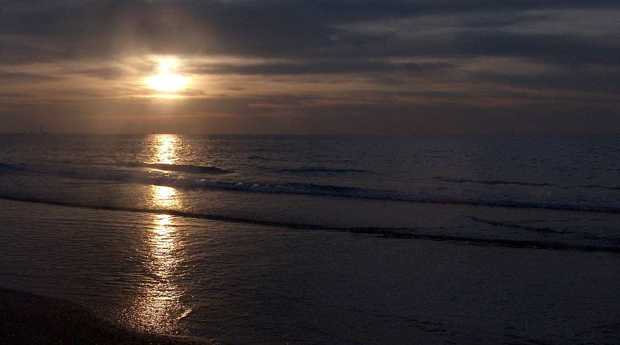 закат закат , море , вечер