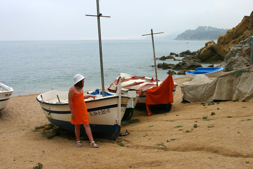 *** море,лодки,девочка