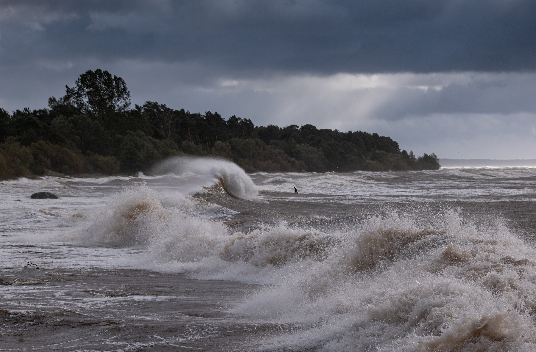 Во время шторма 