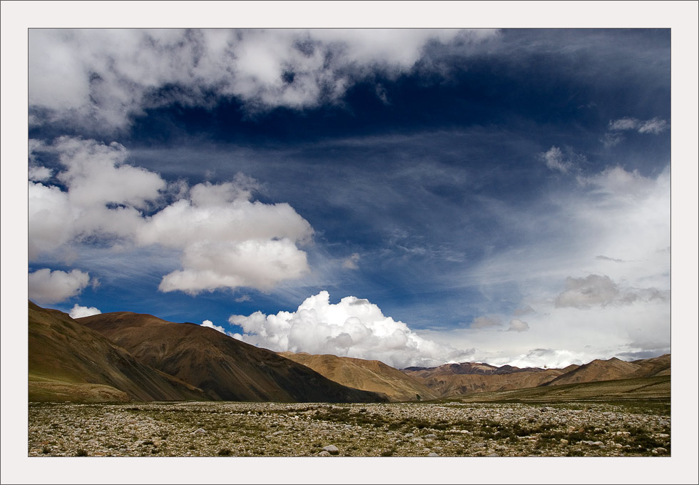 tibet [1] тибет река небо девушка горы