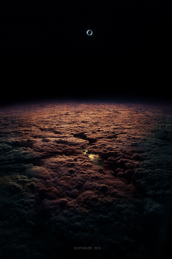 •● 20.03.15  Eclipse Flight над Северным-Ледовитым океаном. Eclipse Flight