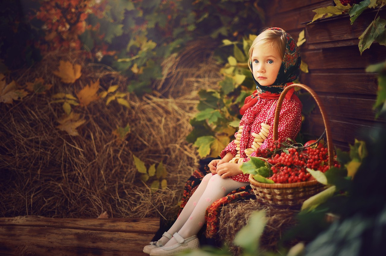 Осенняя пора девочка очень осенняя фотосессия осень