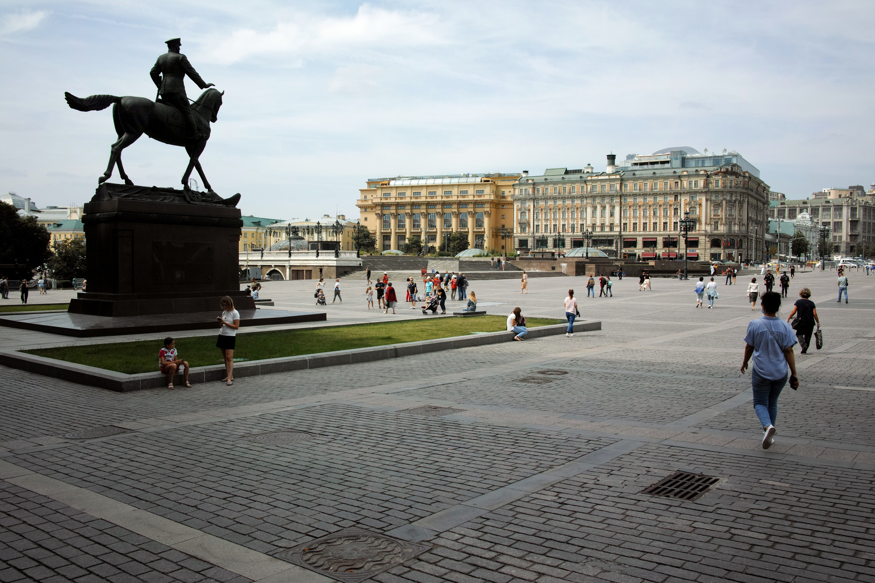 Манежная город Москва площадь Манежная