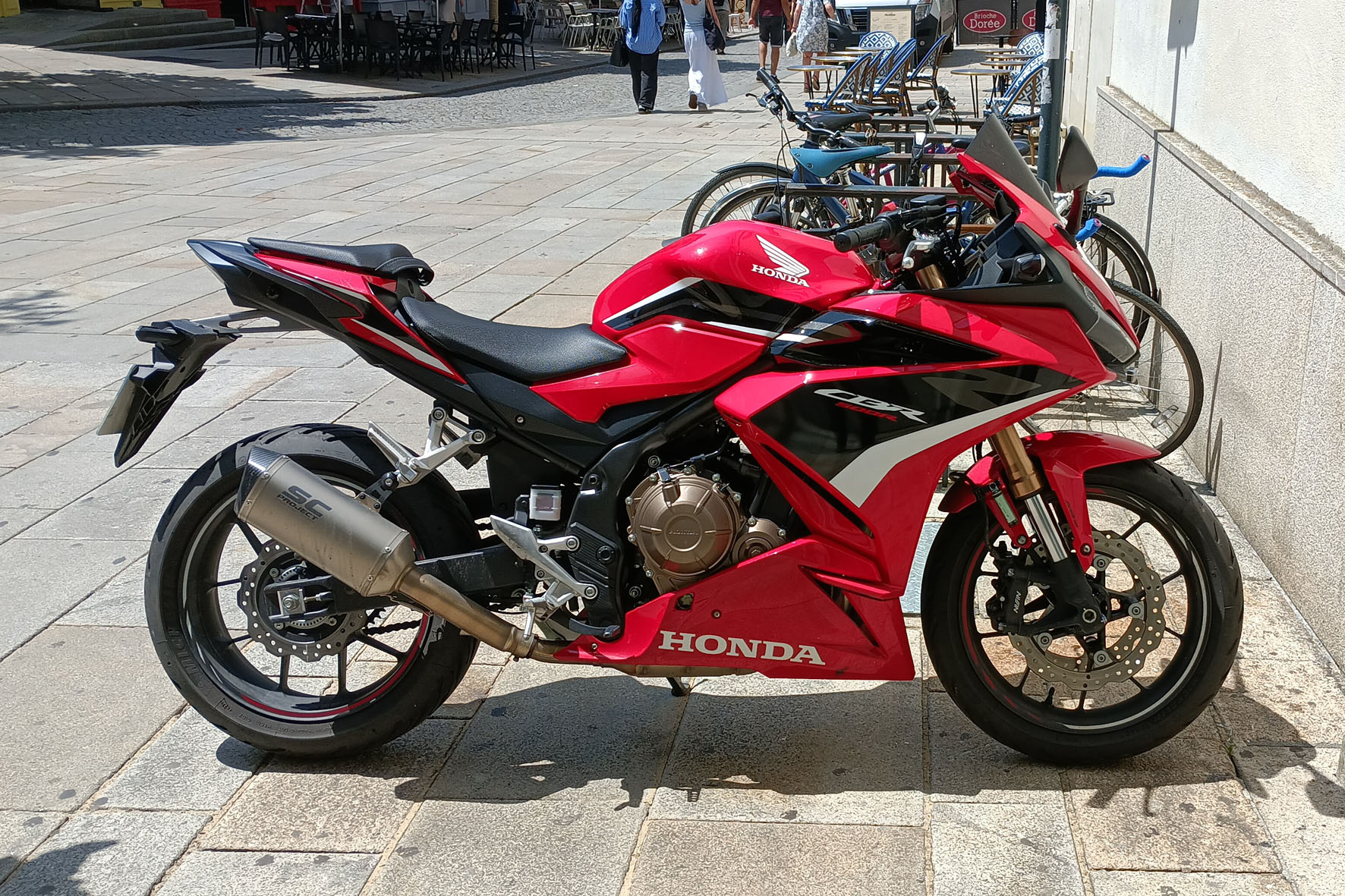 Honda CBR500R Ренн Бретань Rennes мотоцикл Honda