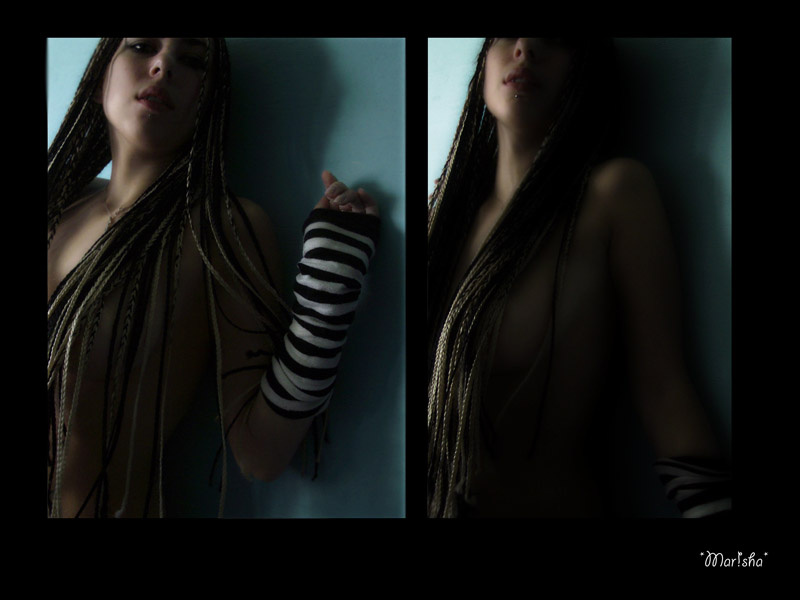 striped or stripped stripe strip body piercing