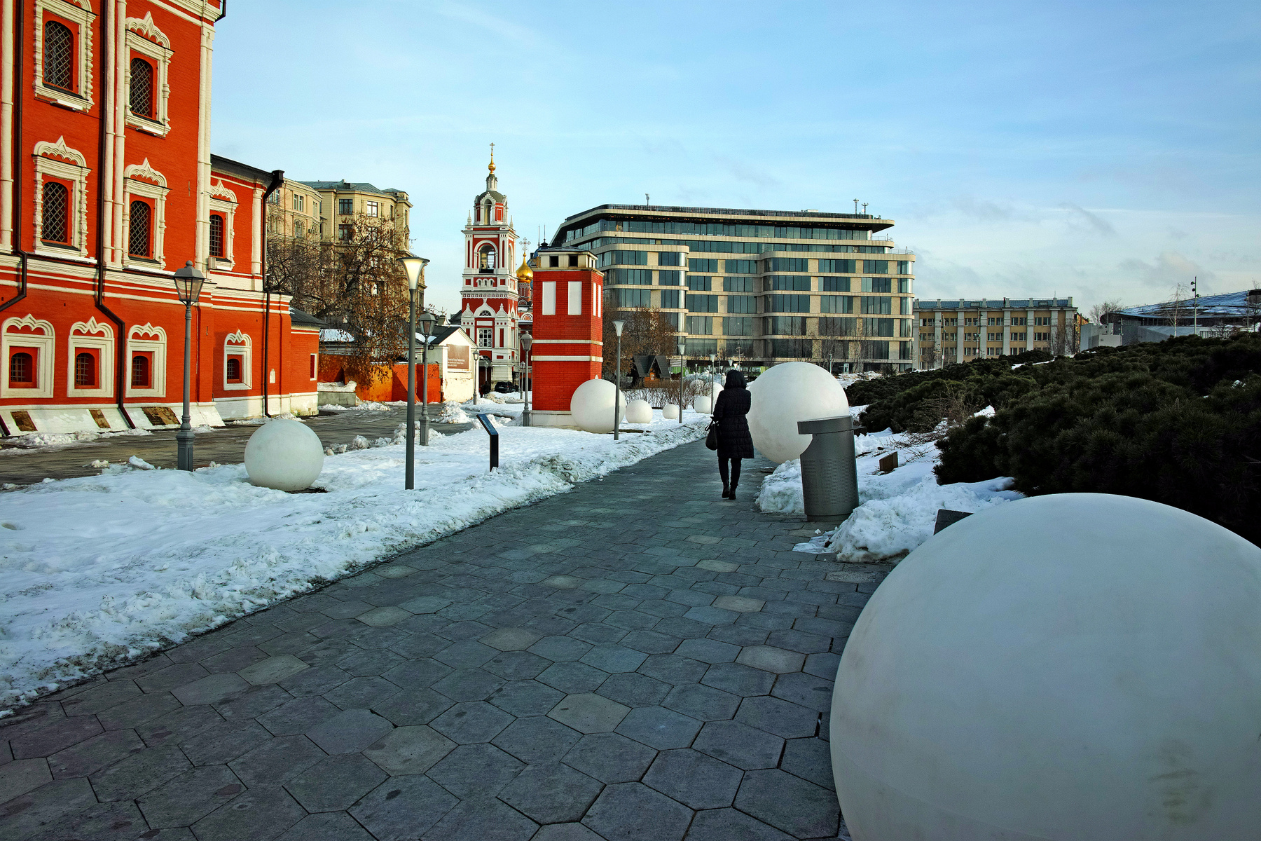 Зарядье город Москва парк Зарядье