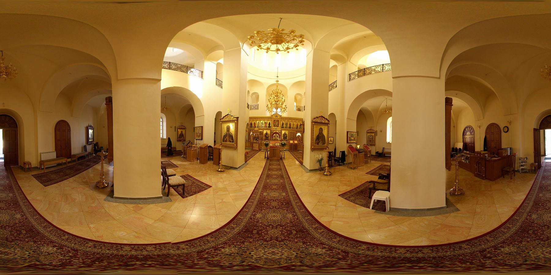 Горненский женский монастырь Круговая панорама