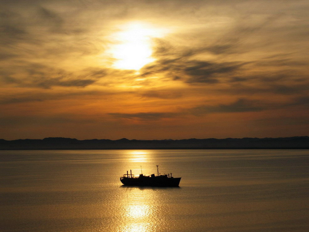 Залив Анива море, залив, корабль