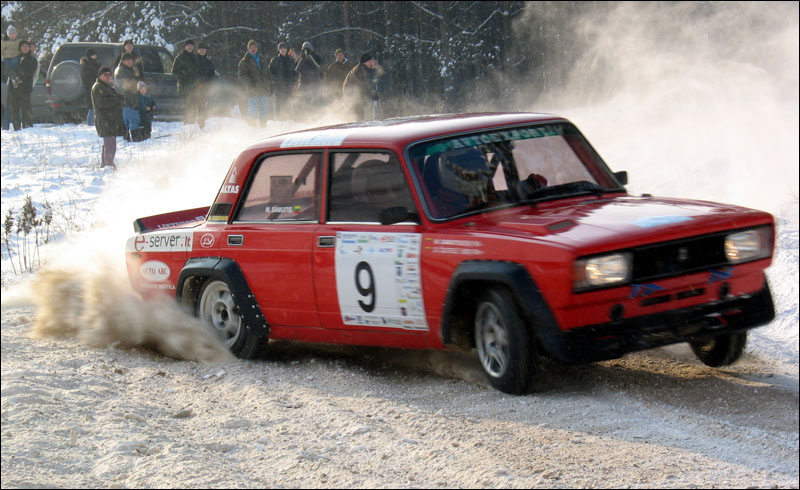 The Red Dragon Rally Visaginas 2005, Kiemonys GR4, Lada Ziguly 2105, D. Ciutele & M. Samuitis