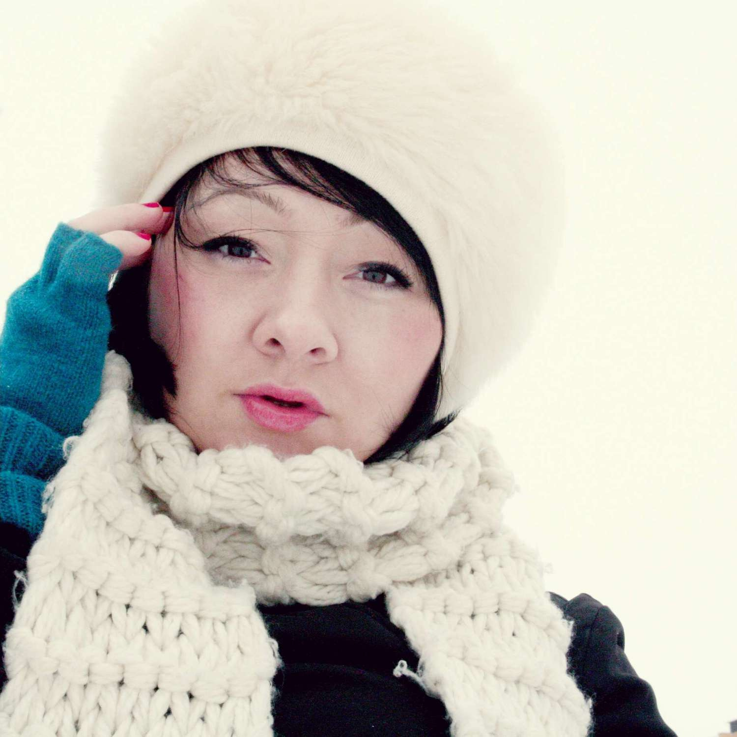 Renata portrait #9 зима, шапка, девушка, перчатки