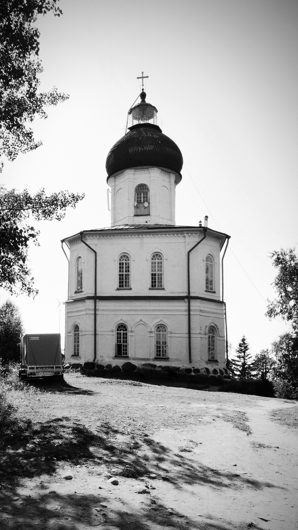 Храм-маяк Соловки Секирная гора храм маяк