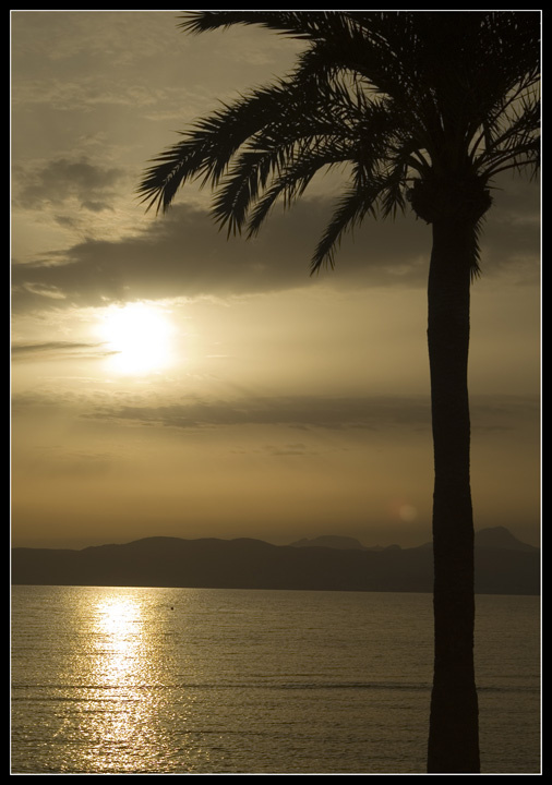 Закат в Пальме (de Mallorca) море пальма закат испания mallorca