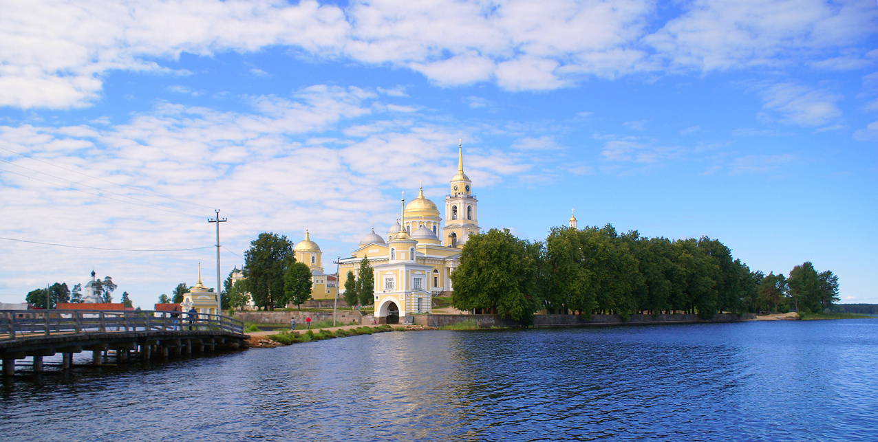 Остров Столобный.Нило-Столобенская пустынь. нило-столобенская пустынь остров столобный богоявленский собор в нило-столобенской пустыни кресто воздвиженская церковь нило столобенской селигер тверская область осташковский район