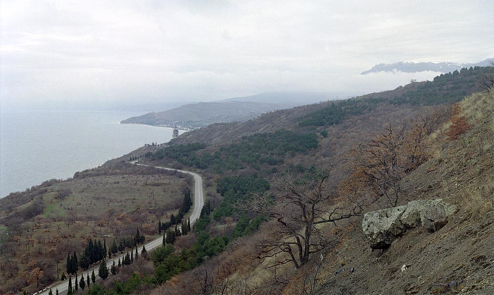 Январь море крым январь зима