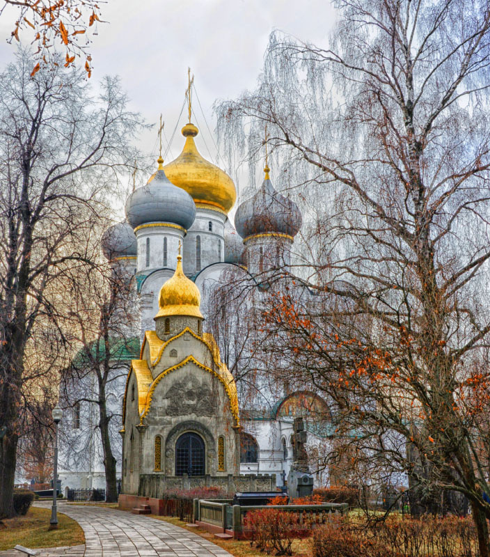 Осень в Новодевичем 