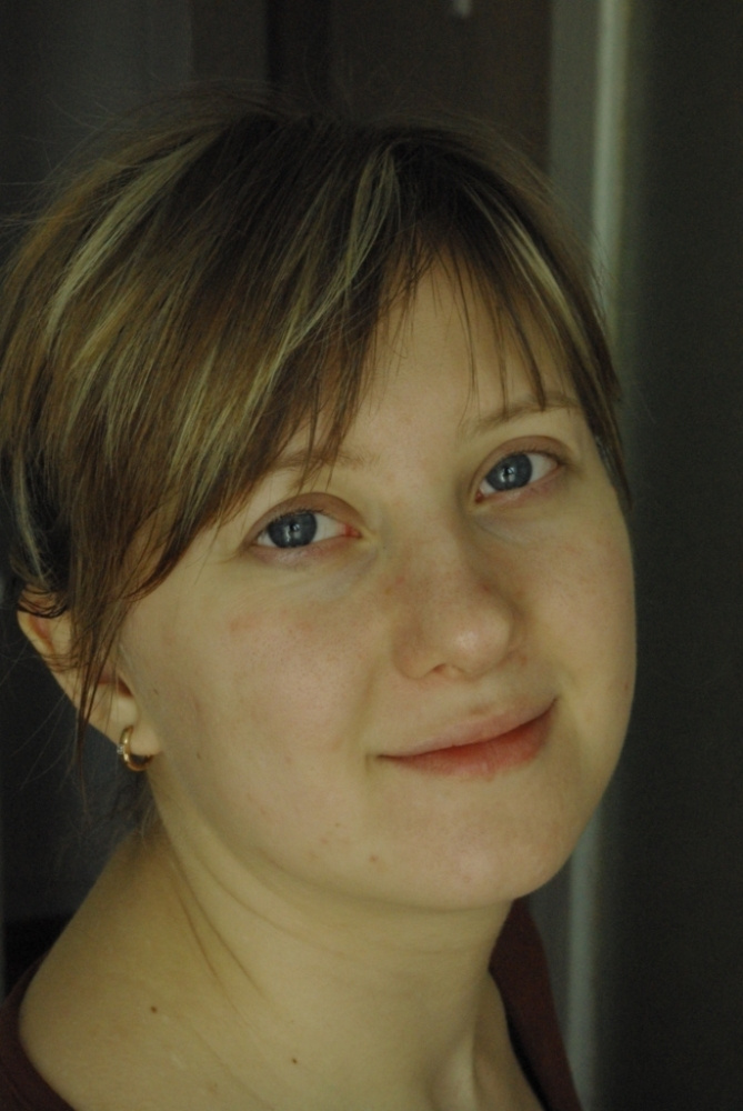 Le portrait de la femme visage et souris