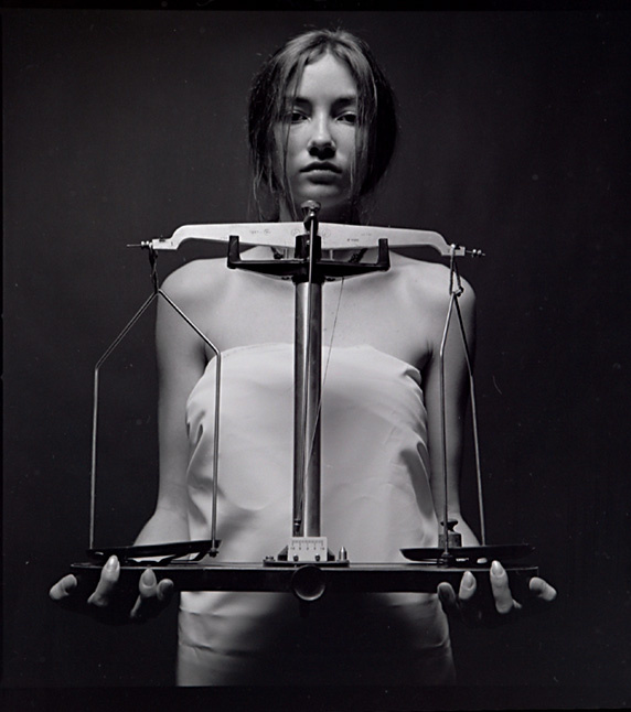 girl with scales 