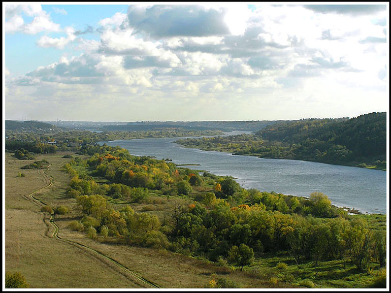 Дороги к дому река, небо