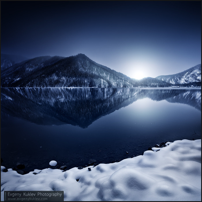 Winter dream зима, снег, озеро, горы, абхазия, пейзаж, природа, солнце