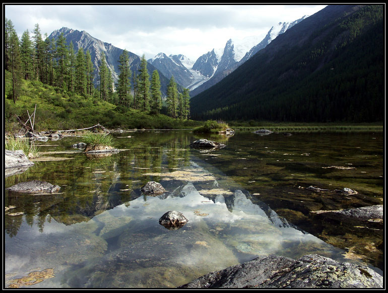 Шавлинские отражения шавла, река, горы