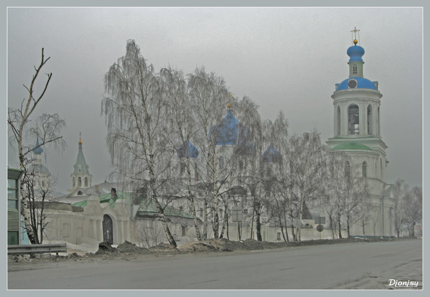 Монастырь и весенний дождик Боголюбовский монастырь