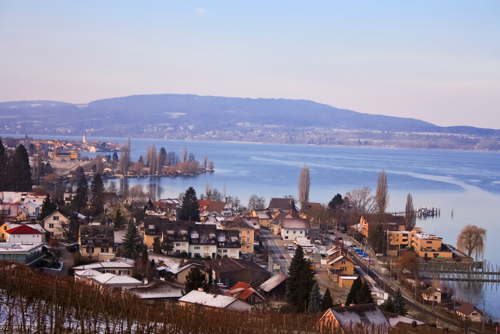 Февраль в Швейцарии Швейцария. Арененберг