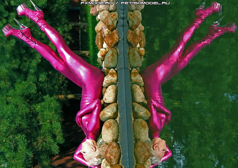 Pink Mirror pink, catsuit, розовый, комбинезон, фетиш