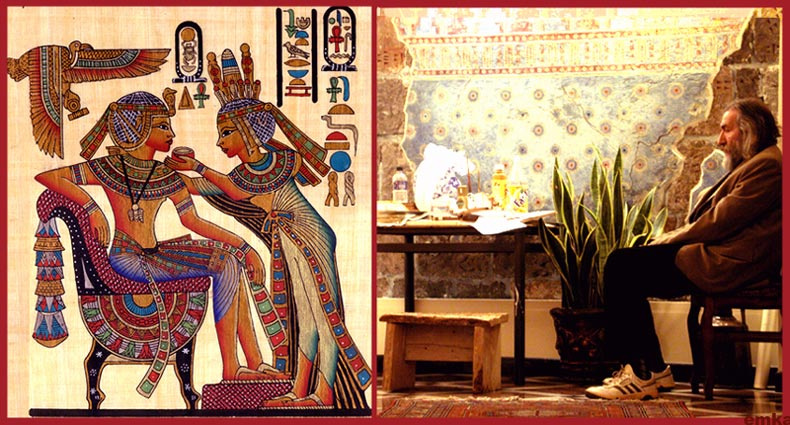 XXI vs yesterday...Egyptian papyrus(part 3) Yerevan hotel