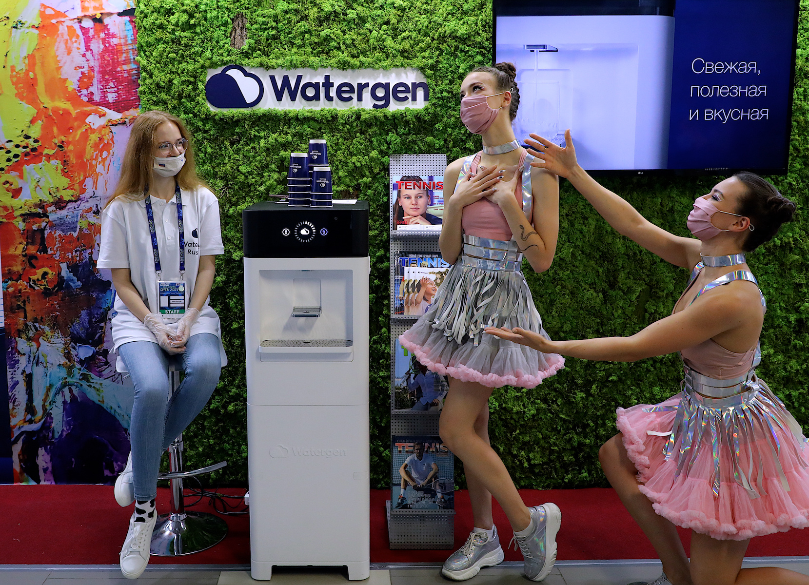 PR в действии... Рекламное фото tennis st.petersburg sponsor spbopen pr atp