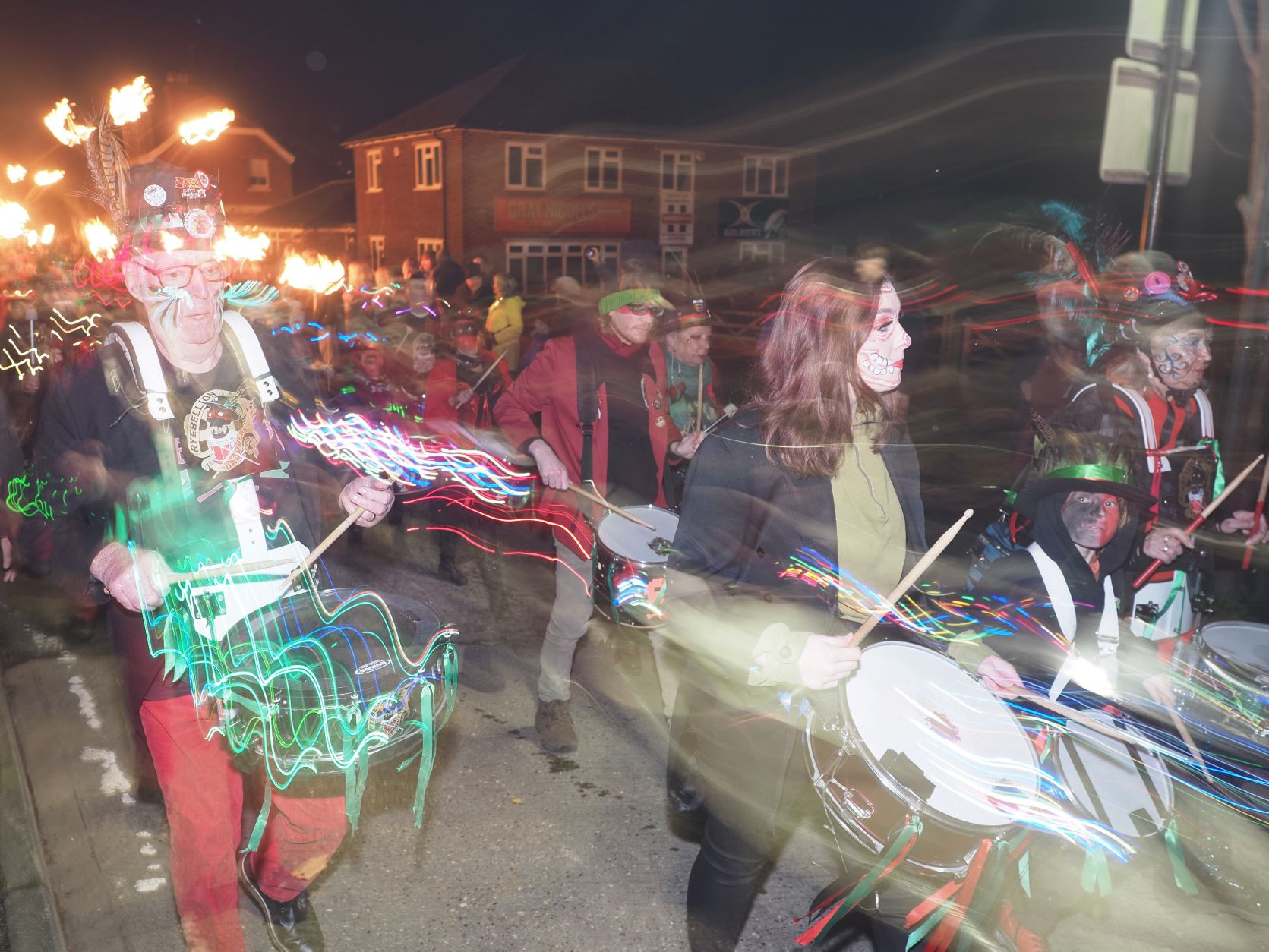 Bonfire Parade, Robertsbridge, East Sussex, England 
