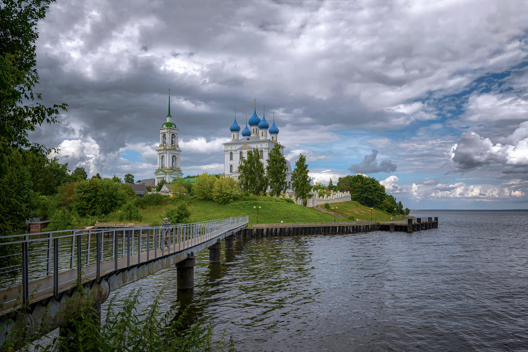 Гроза приближается Лето Нижегородская область пейзаж