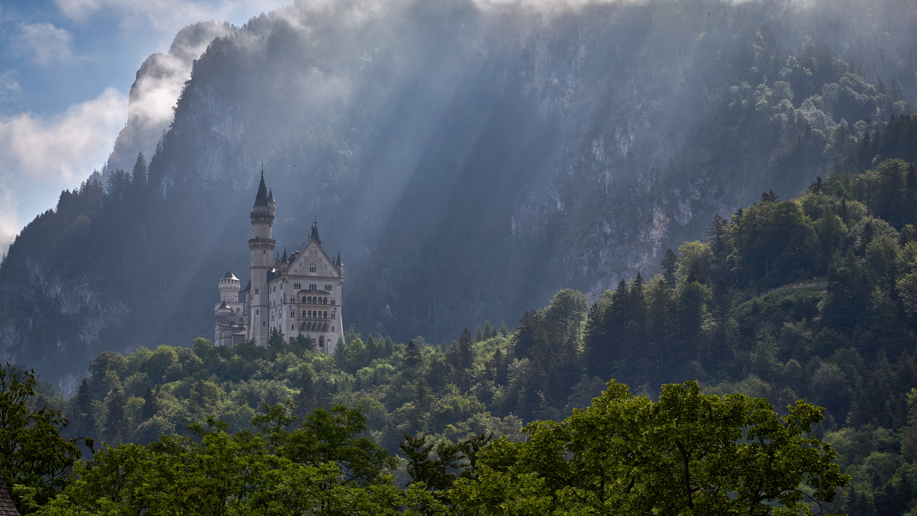 Schloss Neuschwanstein... Германия Бавария Schloss Neuschwanstein